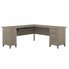 Somerset 72W L Shaped Desk with Storage