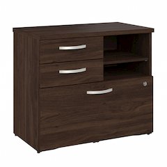 Studio C Office Storage Cabinet with Drawers and Shelves