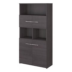 Office 500 5 Shelf Bookcase with Doors