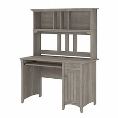 Salinas Small Computer Desk with Hutch