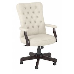 Salinas High Back Tufted Office Chair with Arms