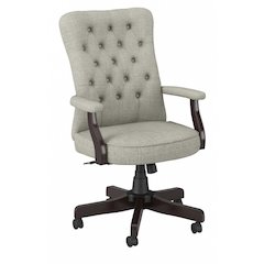 Saratoga High Back Tufted Office Chair with Arms