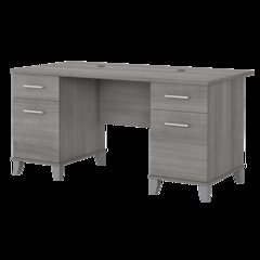 Somerset 60W Office Desk with Drawers
