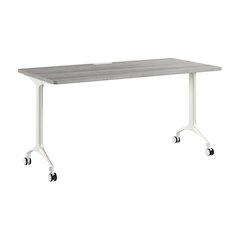 Synergy 60-inch Rectangle Modular Office Conference Table in Platinum Gray