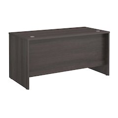Steel Office Desk In Classic Finish With Wire Management And Sturdy Design
