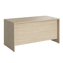 Brown Office Desk With Wire Management And Backside Finish For Commercial Use