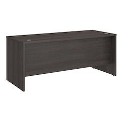 Office Desk With Wire Management And Backside Finish In Classic Style