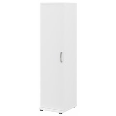 Universal Narrow Clothing Storage Cabinet with Door and Shelves