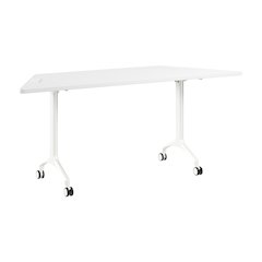Synergy 72-inch Trapezoid Modular Office Conference Table in White