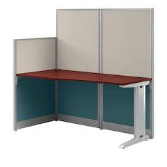 Office in an Hour 65W x 33D Straight Cubicle Desk