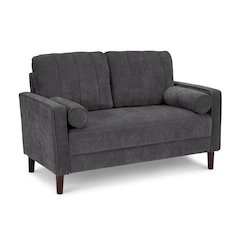 Max 54W Loveseat in Iron Gray Chenille Fabric