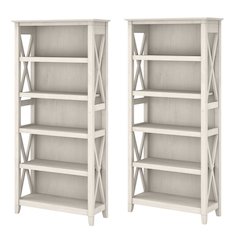 Key West 5 Shelf Bookcase Set