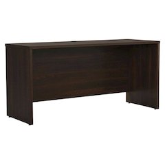 Modern 60W Office Credenza Desk With Wire Management And Versatile Design