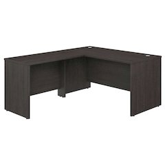 L-Shaped Desk With 42W Return And Wire Management In Modern Style