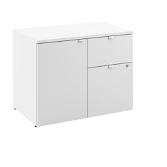 Stratus 30W Office Storage Cabinet with Drawers in White