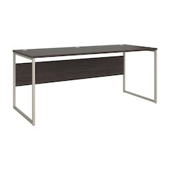 Modern Hybrid Computer Desk with Metal Legs and Sturdy Build