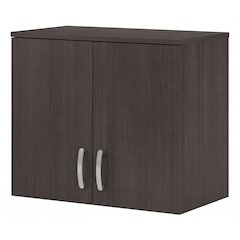 Universal Laundry Room Wall Cabinet with Doors and Shelves