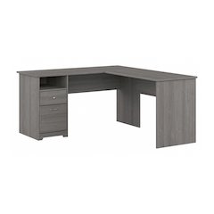Cabot 60W L Shaped Computer Desk with Drawers