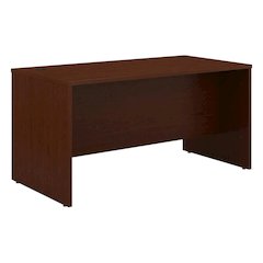 Mahogany Office Desk With Spacious Work Surface And Classic Finish