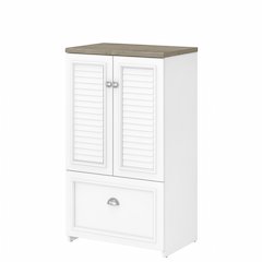Fairview 2 Door Storage Cabinet with File Drawer