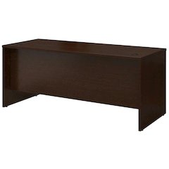 Mocha Cherry Office Desk With Spacious Work Surface And Elegant Finish