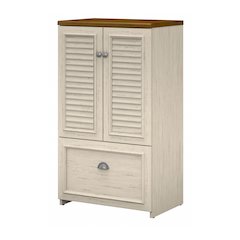 Fairview 2 Door Storage Cabinet with File Drawer