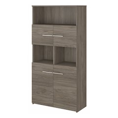 Office 500 5 Shelf Bookcase with Doors