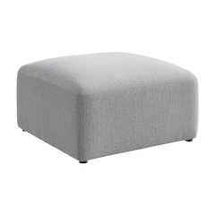 Assemble Modular Lounge Ottoman in Fog Fabric