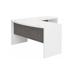 Echo L Shaped Bow Front Desk