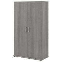 Universal Tall Clothing Storage Cabinet with Doors and Shelves