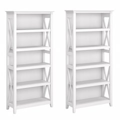 Key West 5 Shelf Bookcase Set