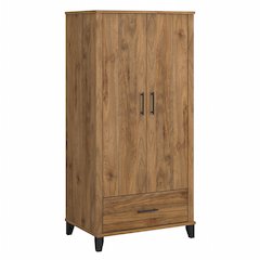 Somerset Tall Entryway Cabinet with Doors and Drawer