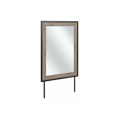 Atria Bedroom Mirror in Modern Hickory