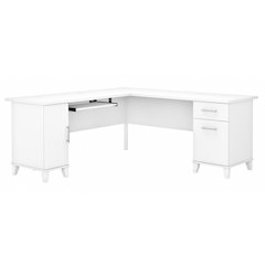 Somerset 72W L Shaped Desk with Storage
