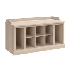 Woodland 40W Shoe Storage Bench with Shelves
