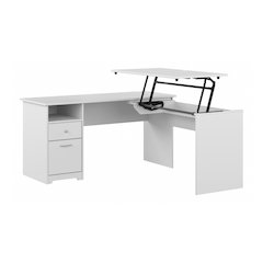 Cabot 60W 3 Position Sit to Stand L Shaped Desk