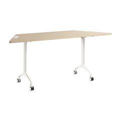 Synergy 72-inch Trapezoid Modular Office Conference Table in Natural Elm