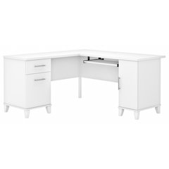 Somerset 60W L Shaped Desk with Storage