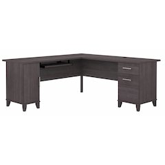 Somerset 72W L Shaped Desk with Storage