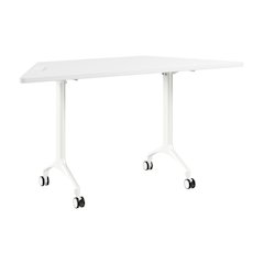 Synergy 60-inch Trapezoid Modular Office Conference Table in White