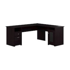 Cabot 72W L Shaped Computer Desk with Storage