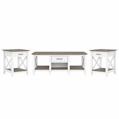 Key West Coffee Table with Set of 2 End Tables