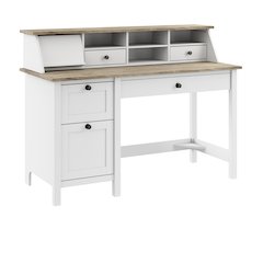 Mayfield 54W Computer Desk with Drawers and Desktop Organizer