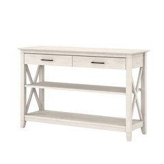 Key West Console Table with Drawers and Shelves