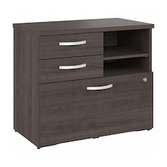 Studio A Office Storage Cabinet with Drawers and Shelves