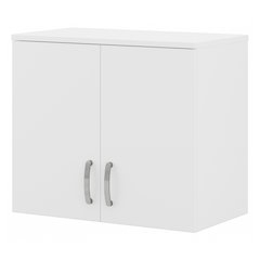 Universal Laundry Room Wall Cabinet with Doors and Shelves