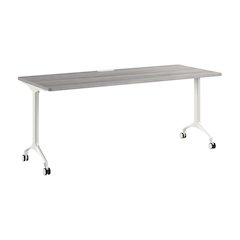Synergy 72-inch Rectangle Modular Office Conference Table in Platinum Gray