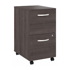 Hybrid 2 Drawer Mobile File Cabinet - Assembled
