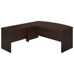 Series C Elite 72W x 36D Bow Front Desk with 48W Return