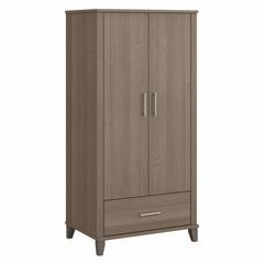 Bush Furniture Somerset Large Armoire Cabinet, Ash Gray
